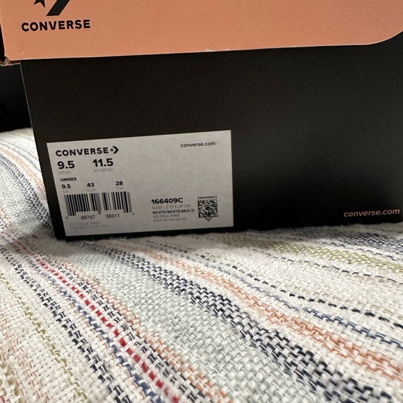 CONVERSE x Tyler The Creator Golf Le Fleur Ox Rainbow NEW - M 9.5/ W 11.5 - Picture 8 of 8